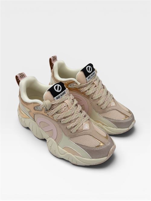 Sneakers chunky multicolor con dettagli rosa e oro NO NAME | KRAZEE RUNNERKNITS/STAMP/SDEPINK/MERCURE/PINK